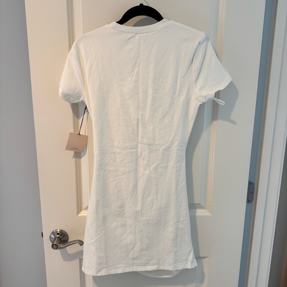 NWT Superdown White Maureen Jersey Mini Dress - Size L - Picture 10 of 10